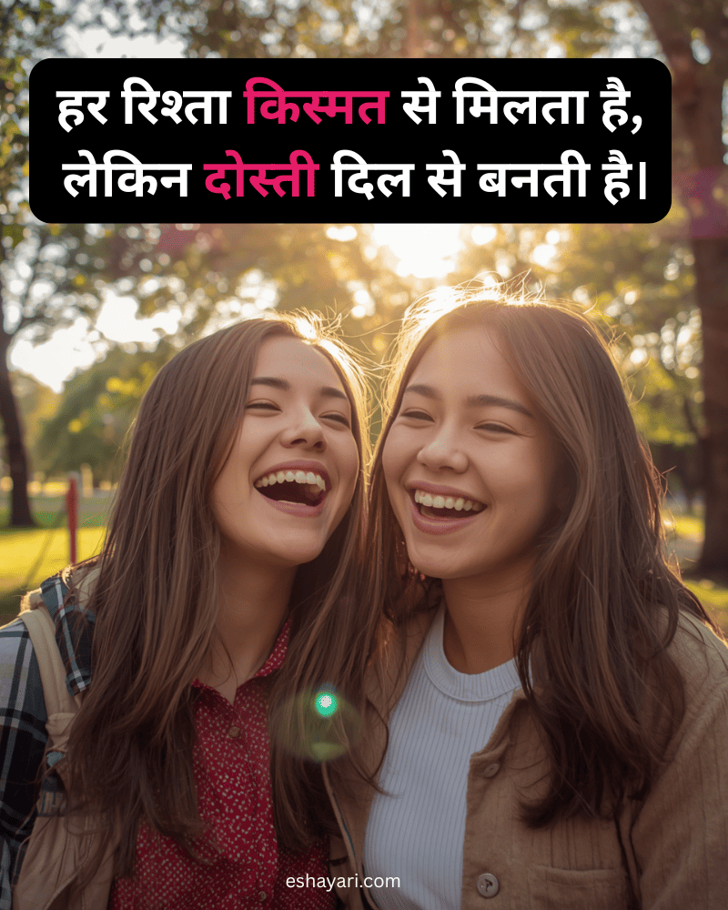 Yaari Shayari in Hindi